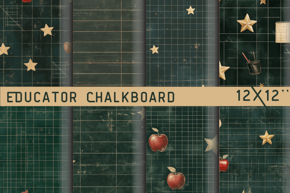 Download Educator Chalkboard Printable Backdrop - Printable Collection