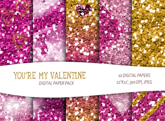 Download Glitter Printable Digital Paper Pack. - Printable Collection