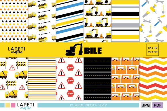 Download Construction Printable Paper Pack - Printable Collection