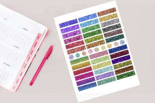 Download Glitter Printable or Digital Stickers - Printable Collection
