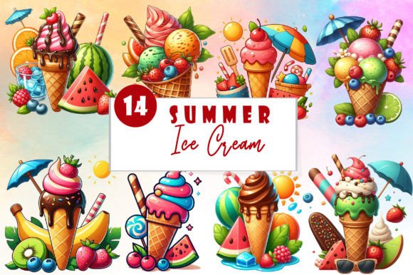 Download Summer Ice Cream Sublimation Clipart - Premium Resources