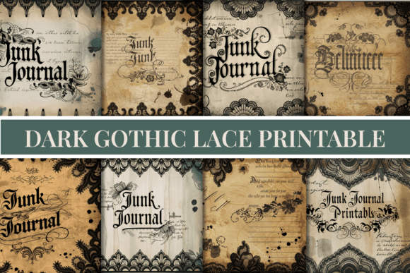 Download Dark Gothic Lace Printable - Printable Collection