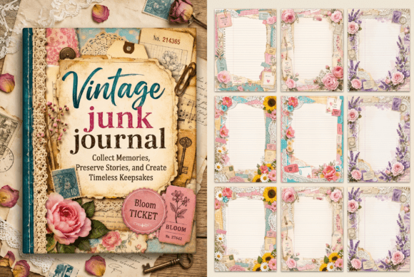 Download Vintage Junk Journal – Printable - Printable Collection